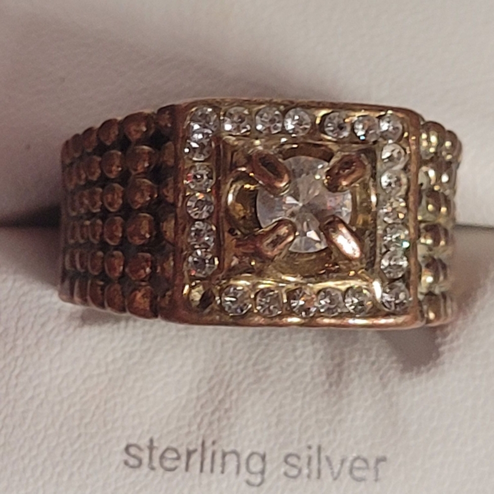 Men's size 9 925 CZ Ring
